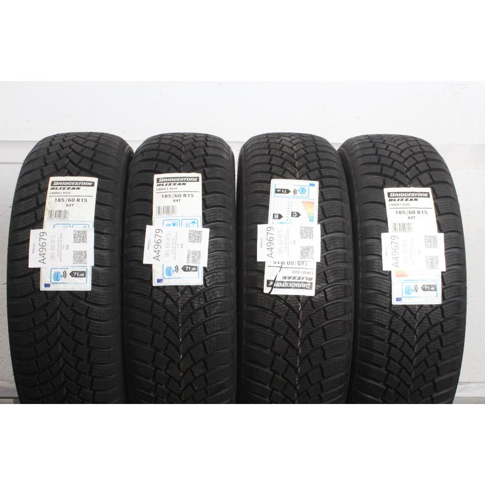 185 60 R15 84T M+S BRIDGESTONE BLIZZAK LM001 EVO