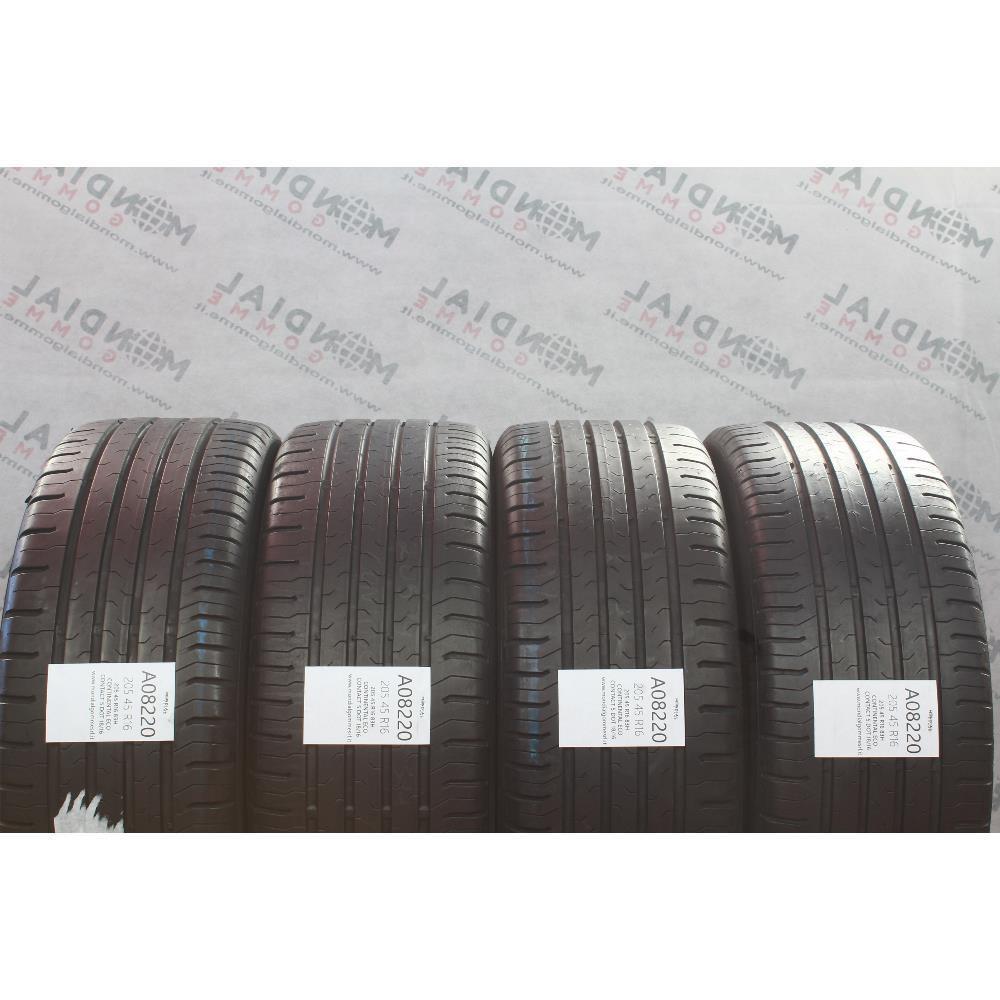 205 45 R16 83H CONTINENTAL ECO CONTACT 5 DOT 18/16