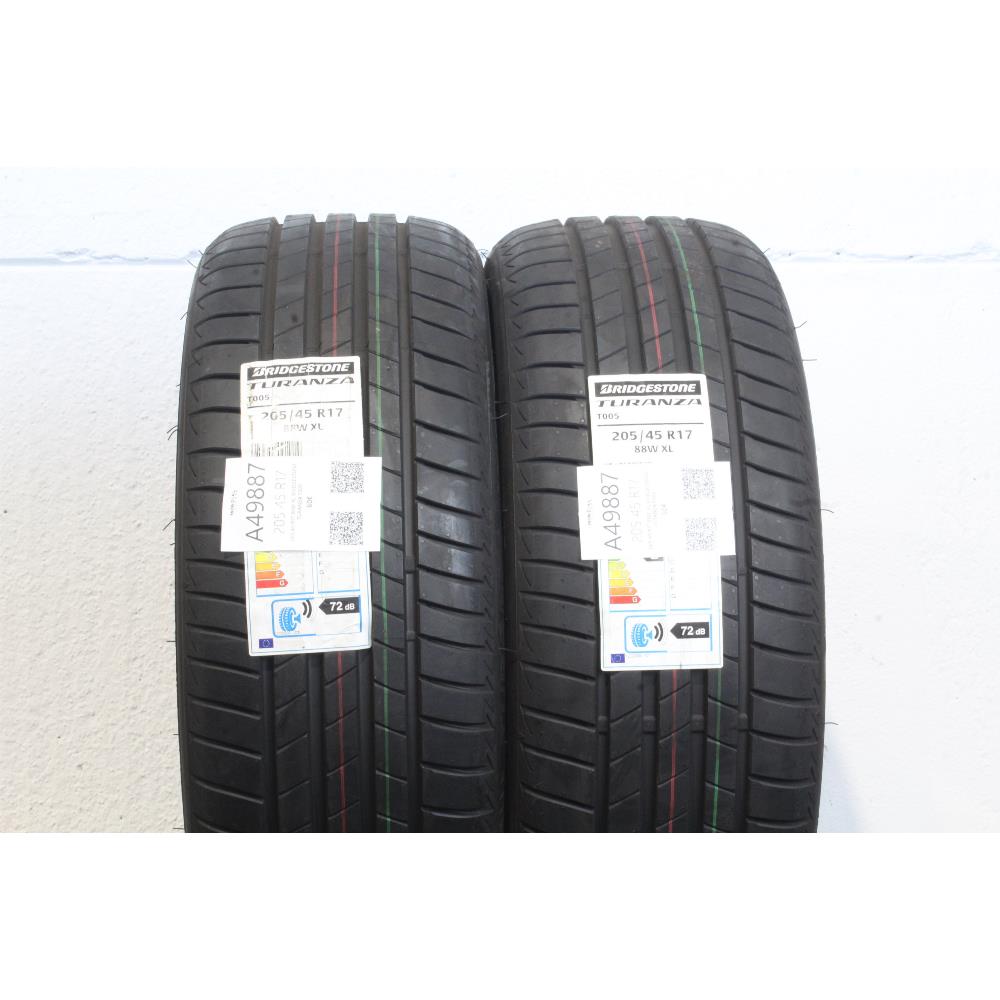 205 45 R17 88W XL BRIDGESTONE TURANZA T005