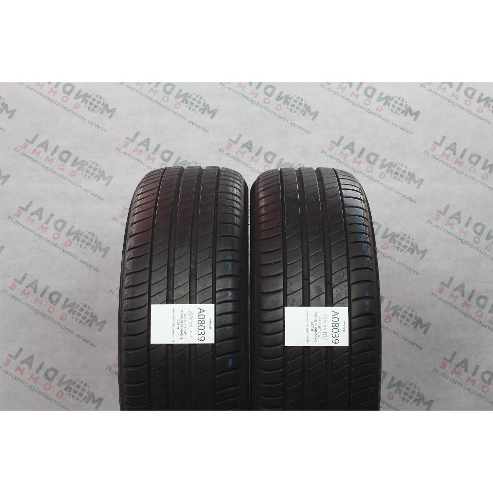205 55 R17 91W MICHELIN PRIMACY 3 DOT 19