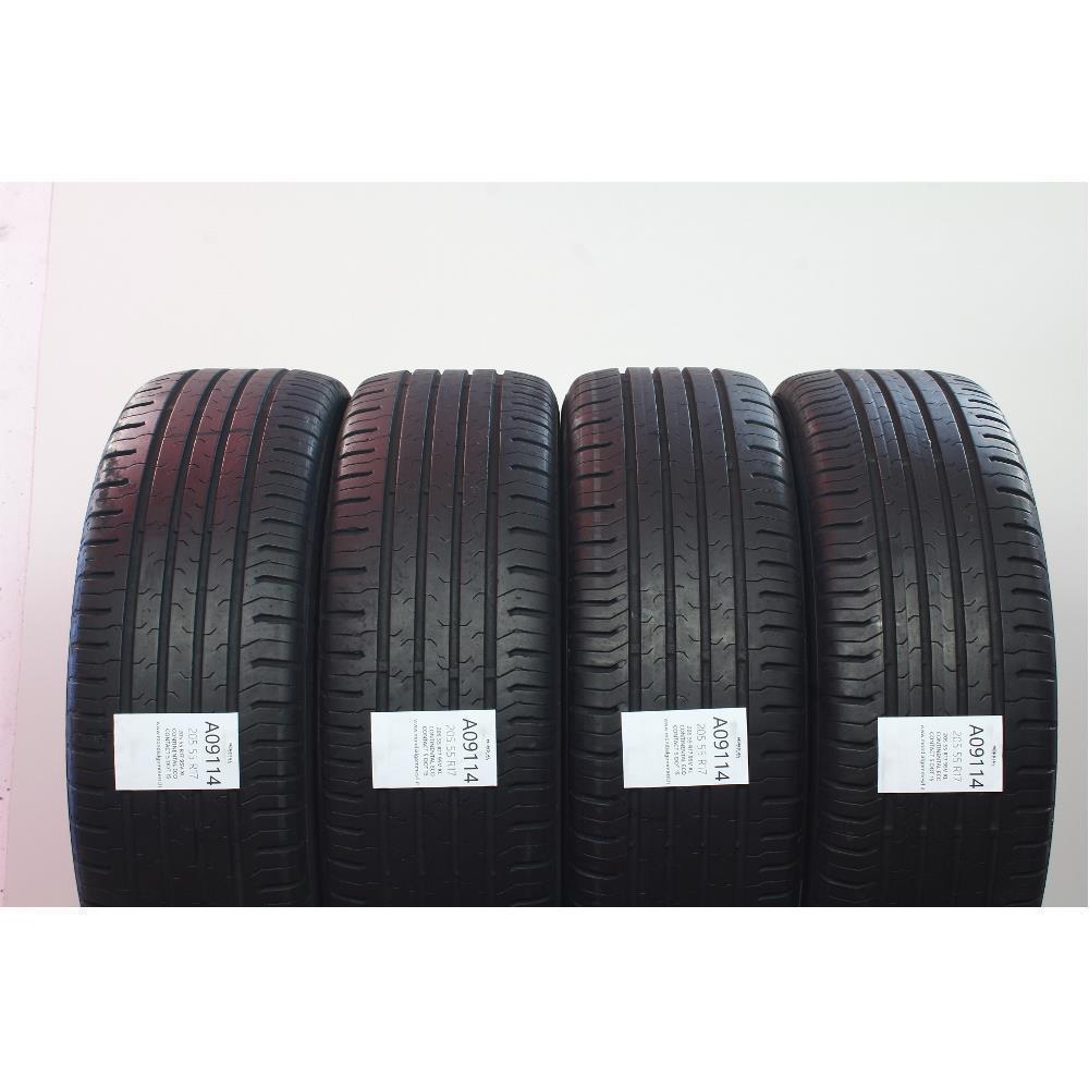 205 55 R17 95V XL CONTINENTAL ECO CONTACT 5 DOT 15
