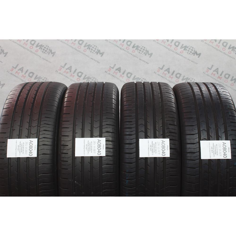 205 55 R17 95V XL CONTINENTAL PREMIUM CONTACT 5 DOT 18/17