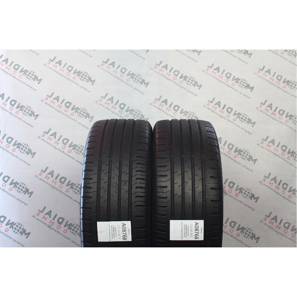 215 45 R17 87V CONTINENTAL ECO CONTACT 5 DOT 19