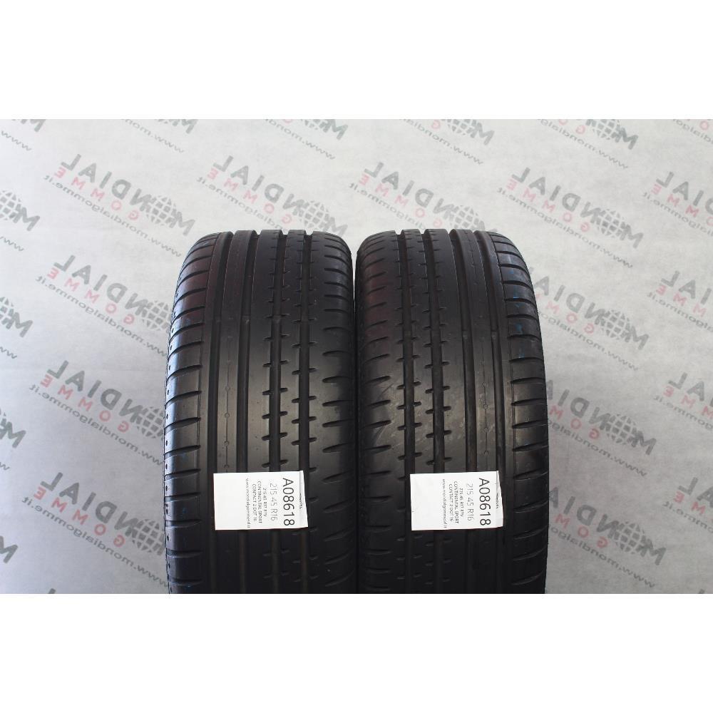 215 45 R17 87V CONTINENTAL SPORT CONTACT 2 DOT 16 