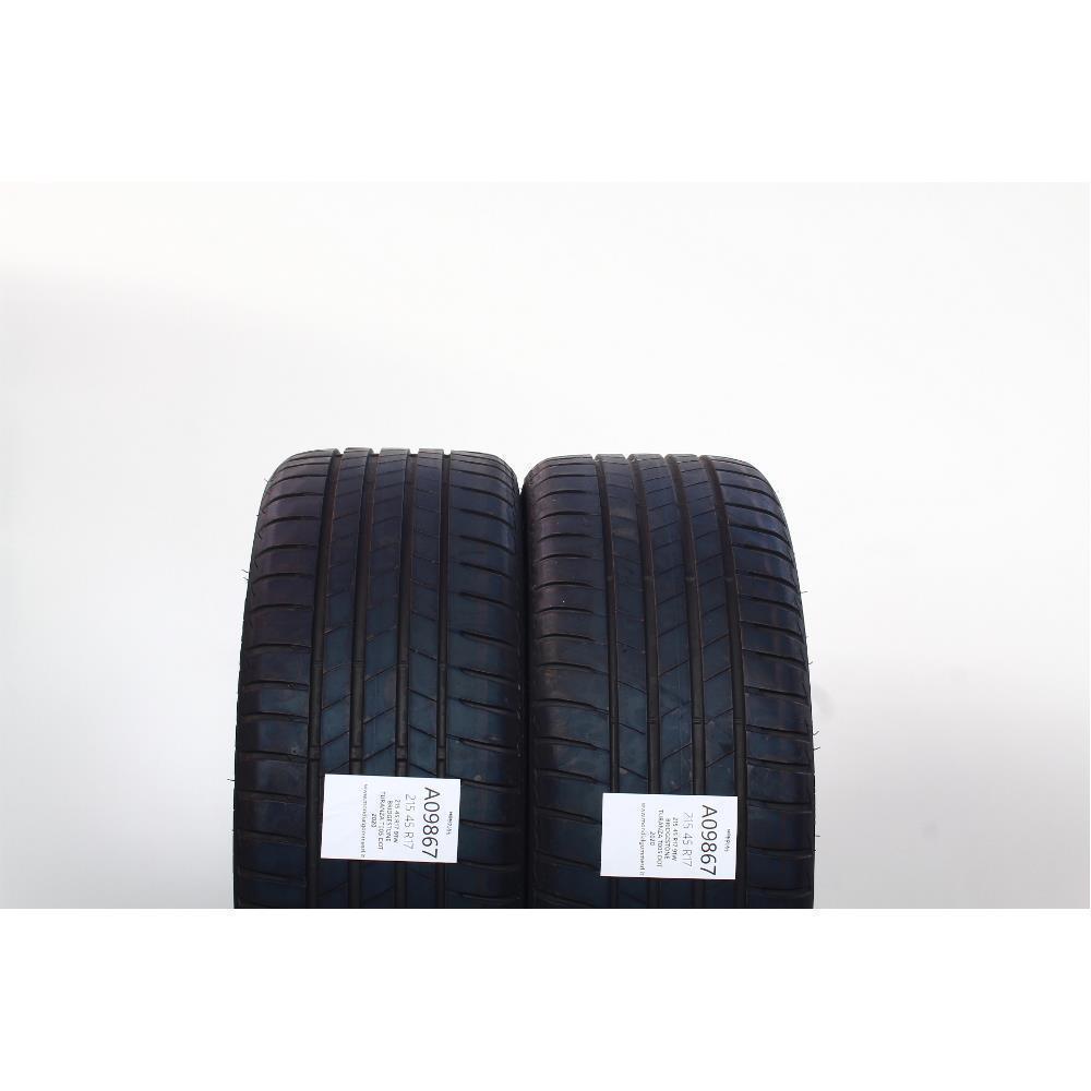 215 45 R17 91W BRIDGESTONE TURANZA T005 DOT 2020