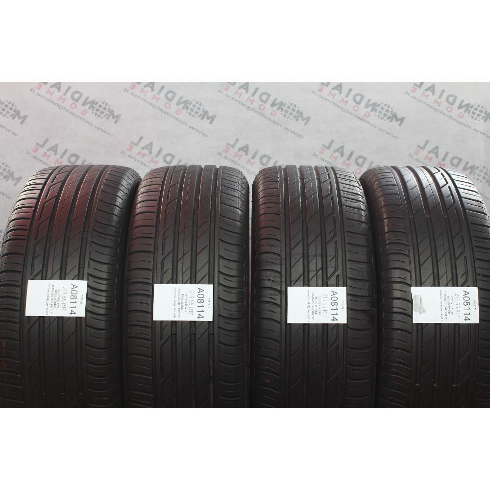 215 55 R17 94V BRIDGESTONE TURANZA T001 DOT 17