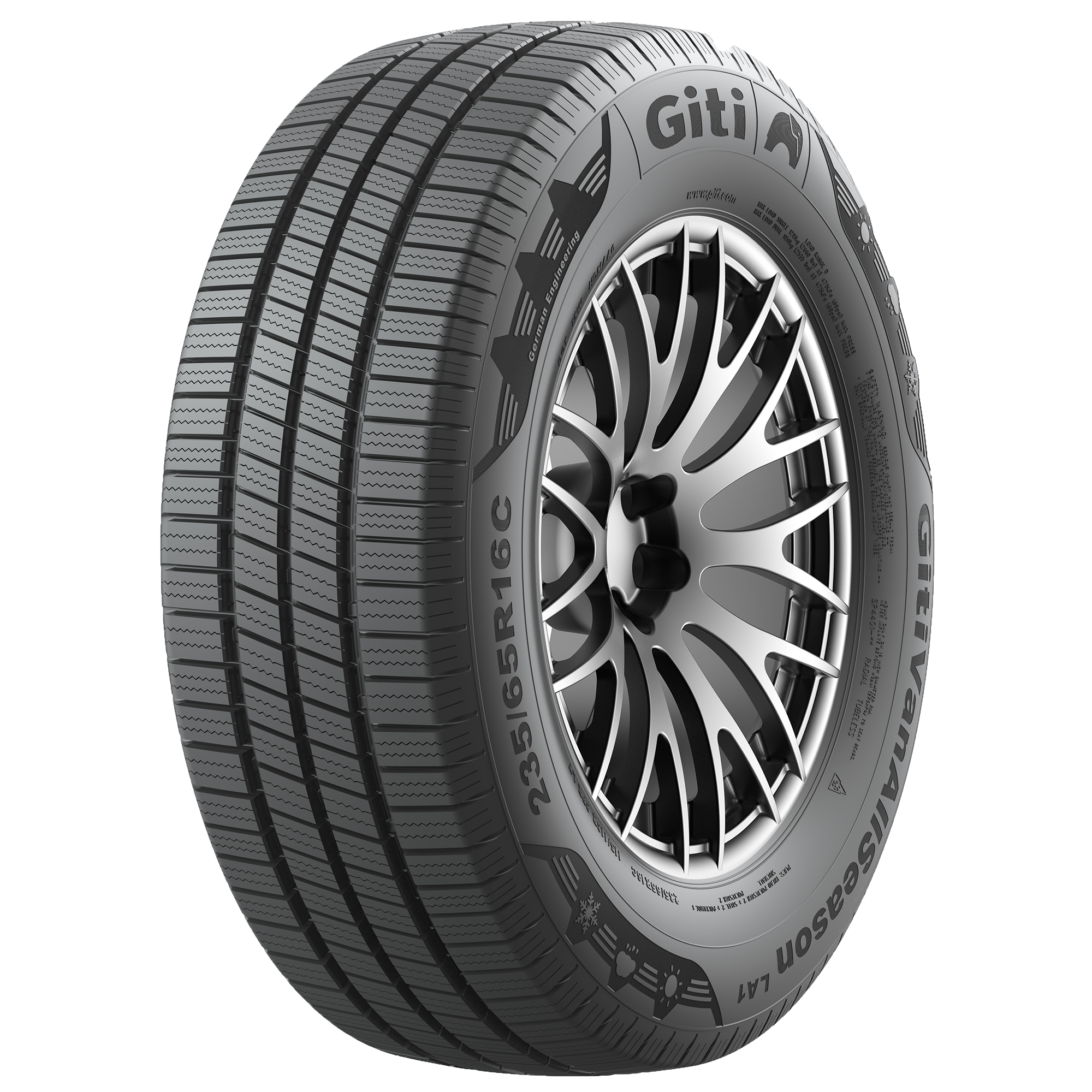 215 60 R17 109T GITI GITIVANALLSEASON LA1 C 8PR BSW M+S 3PMSF