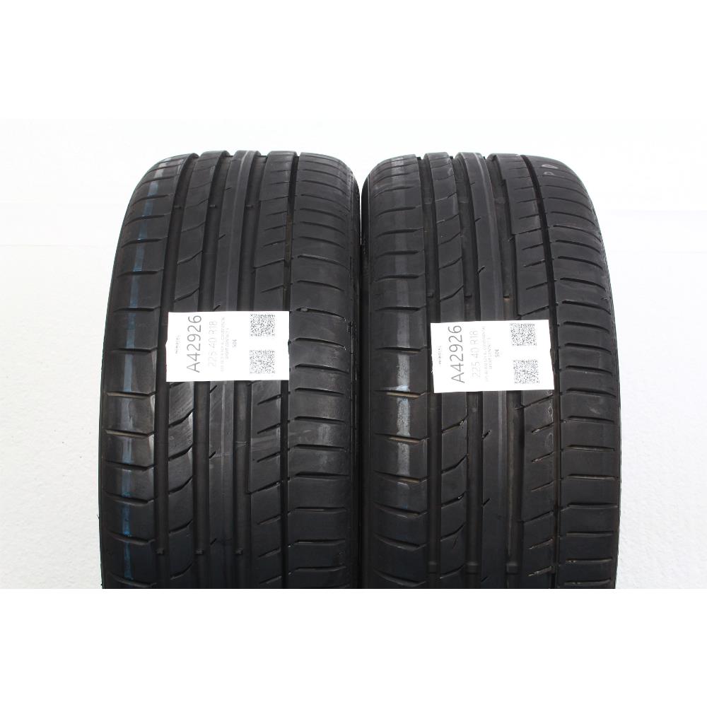 225 40 R18 92Y XL CONTINENTAL SPORT CONTACT 5