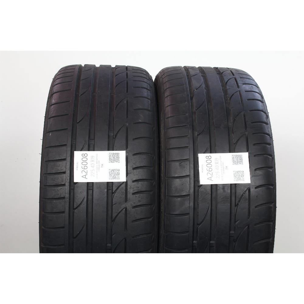 225 40 R19 93W XL BRIDGESTONE POTENZA S001