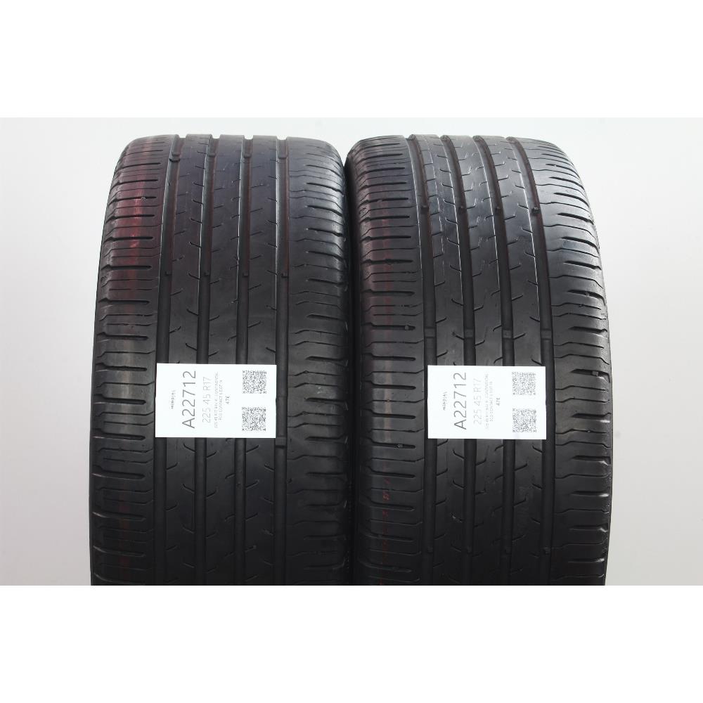 225 45 R17 94V XL CONTINENTAL ECO CONTACT 6 DOT 19