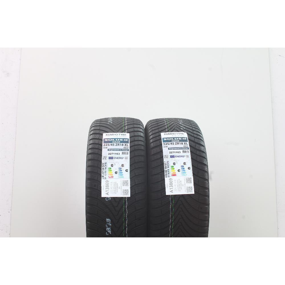 225 45 ZR18 95W XL M+S KUMHO SOLUS HA32 4SEASON