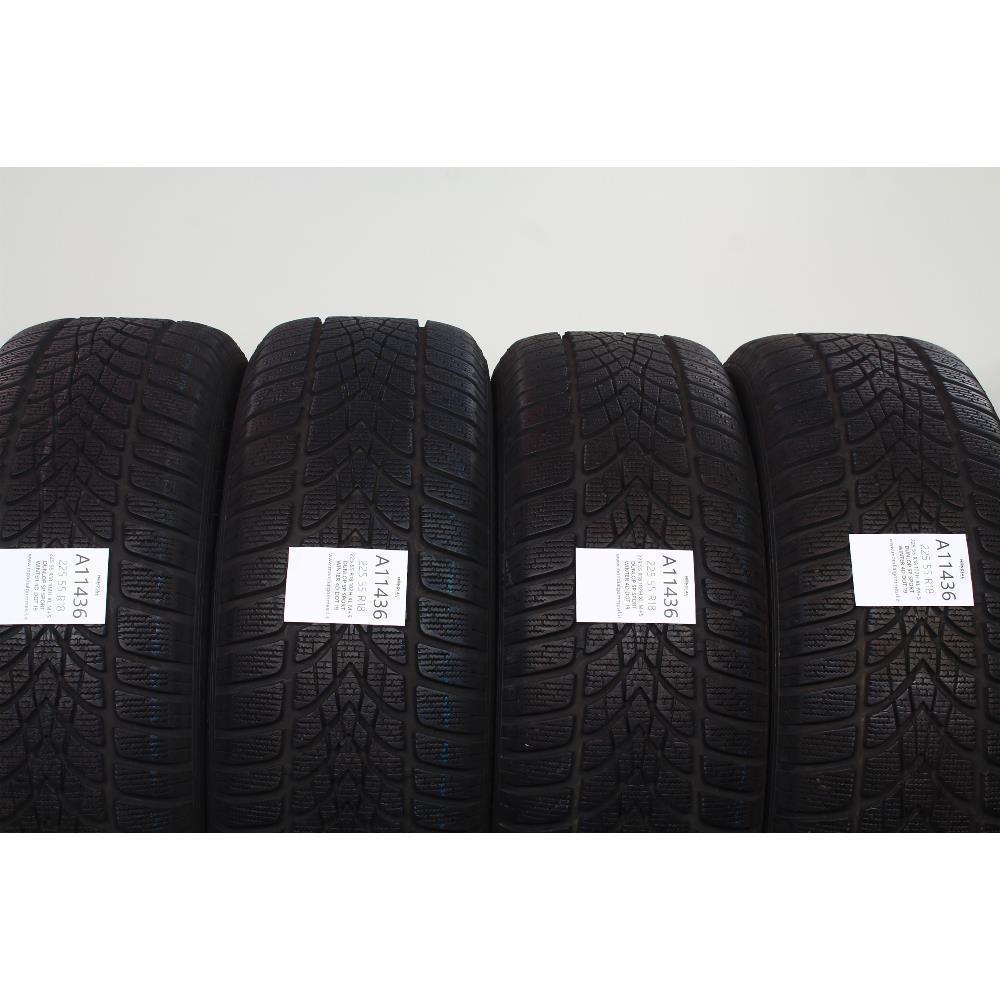 225 55 R18 102H XL M+S DUNLOP SP SPORT WINTER 4D DOT 19