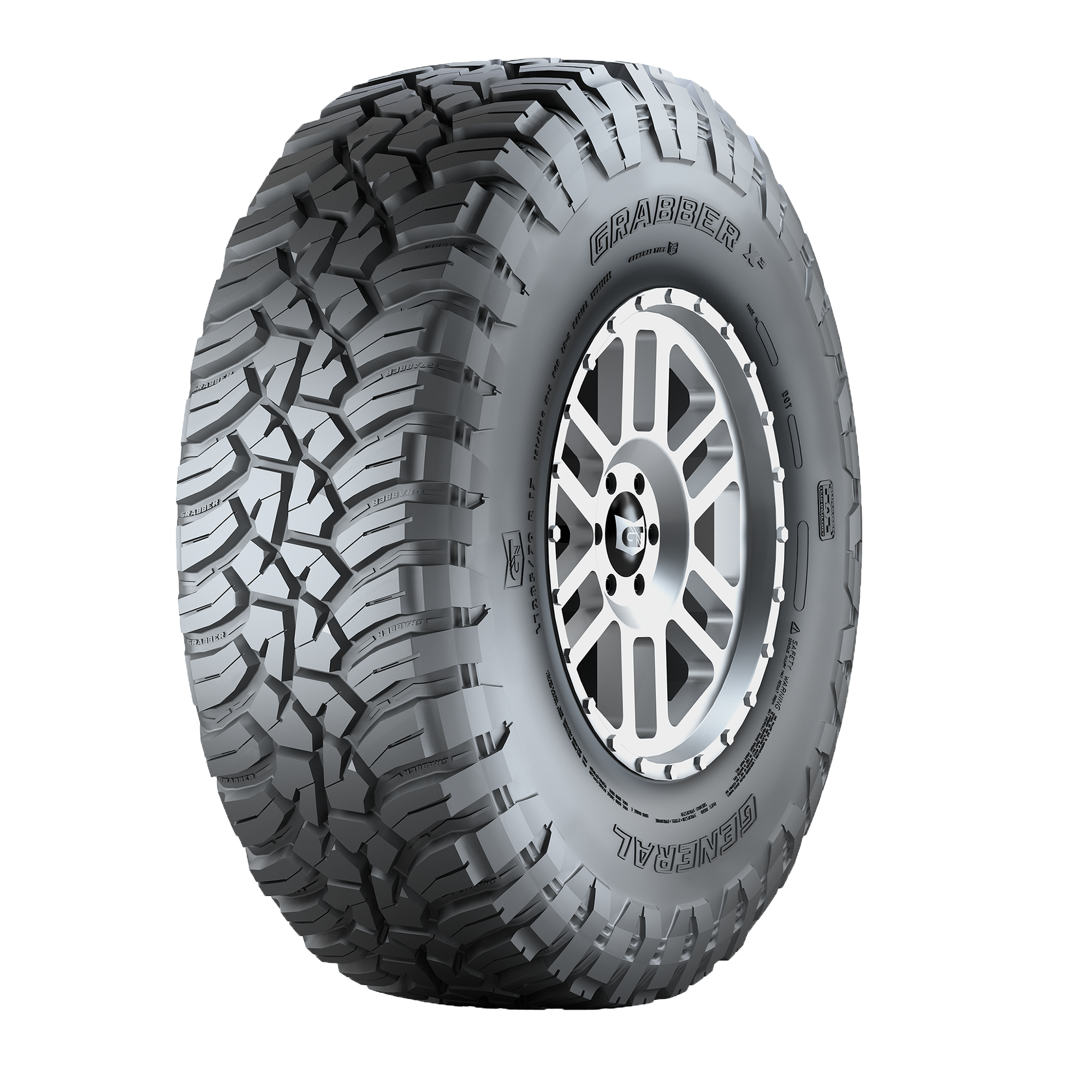 225 75 R16 115Q GENERAL GRABBER X3 FR P.O.R M+S LRE 10PR BSW M+S