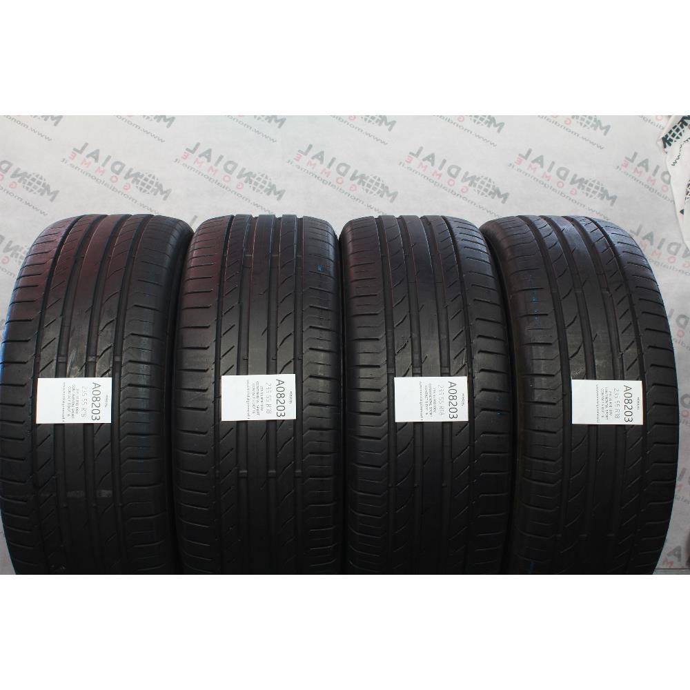 235 55 R18 100V CONTINENTAL SPORT CONTACT 5 DOT 16