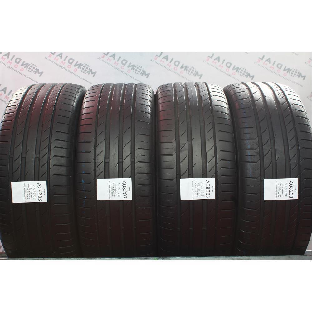 235 55 R18 100V CONTINENTAL SPORT CONTACT 5 DOT 16