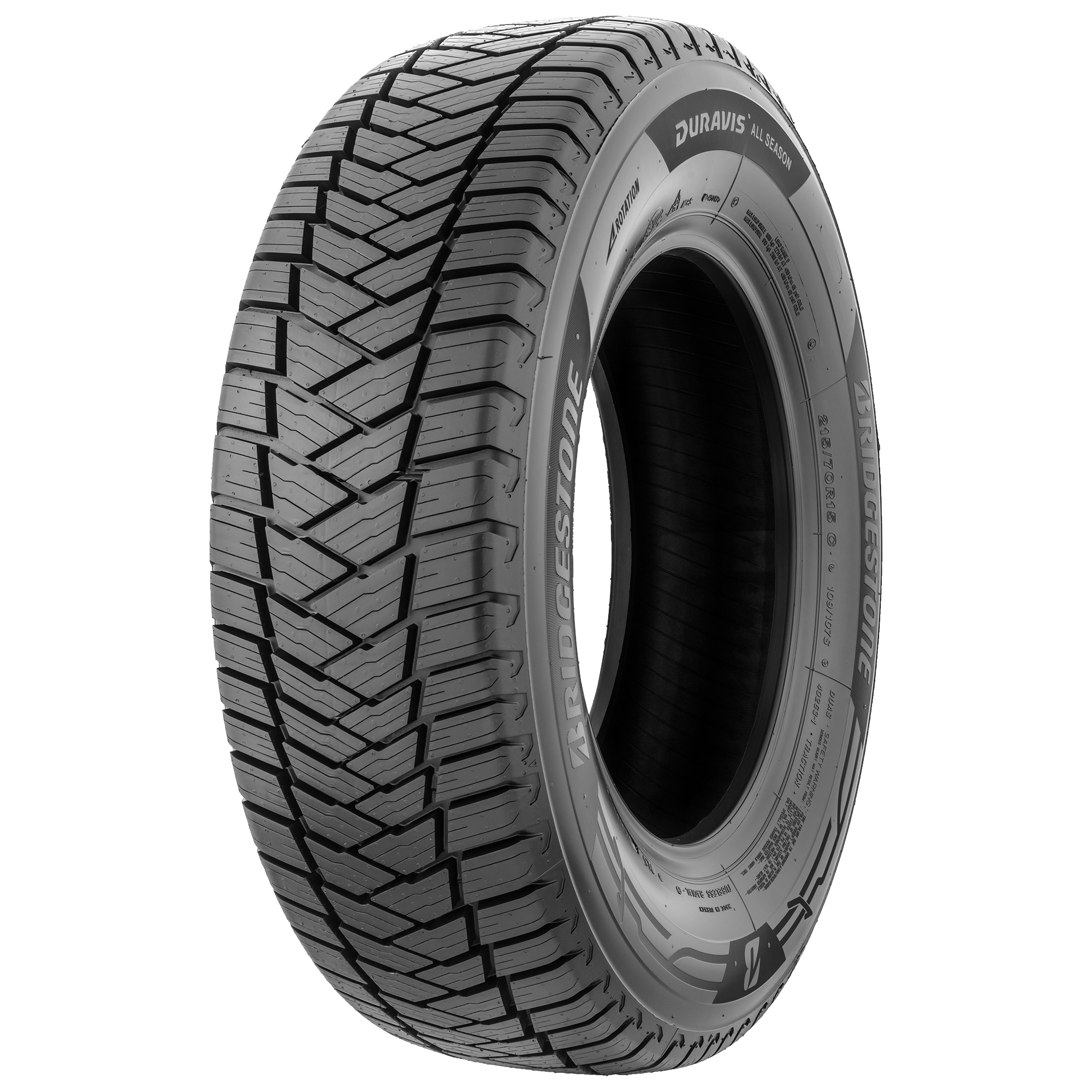 235 65 R016 115R BRIDGESTONE DURAVIS ALL SEASON C 8PR BSW M+S 3PMSF