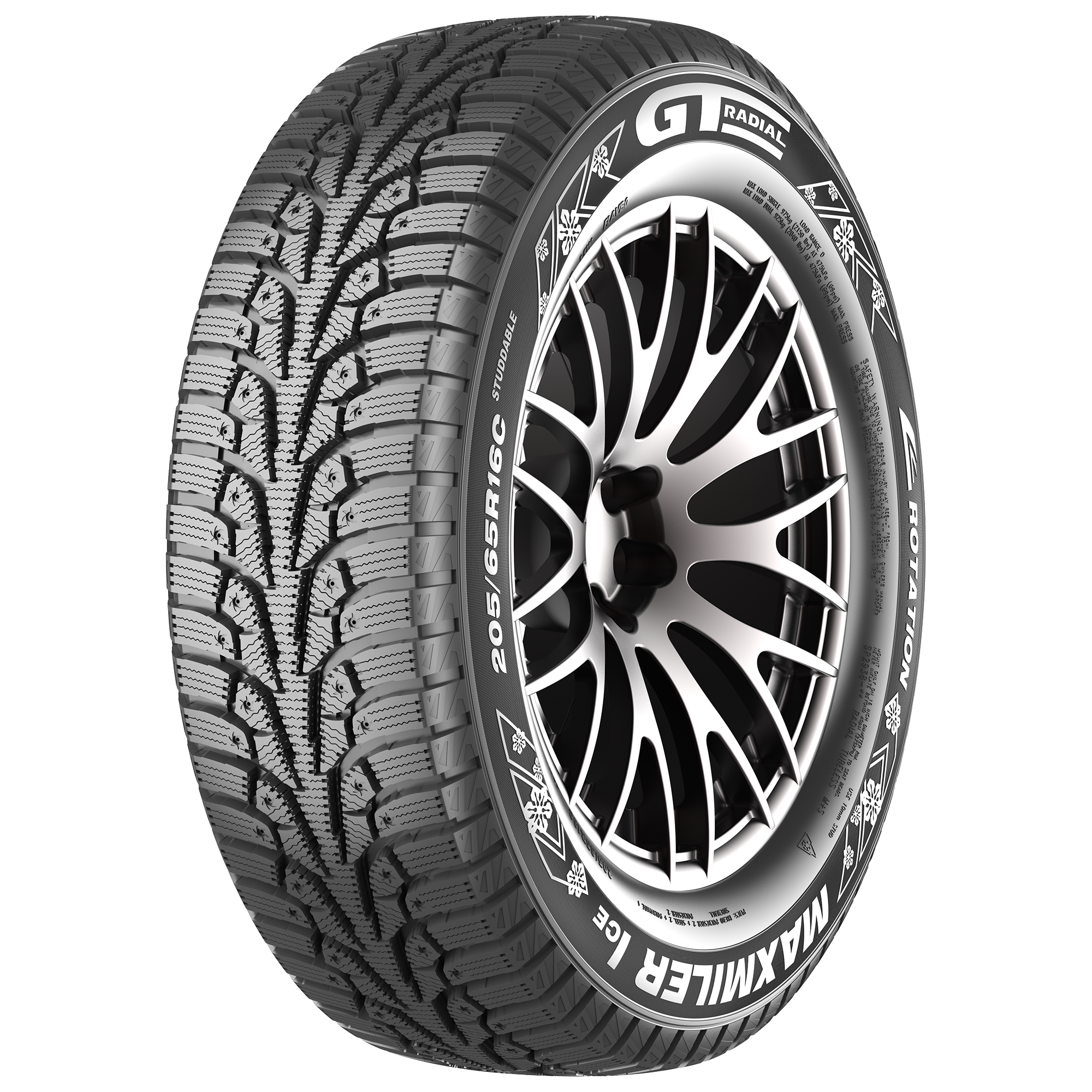 235 65 R16 121R GT-RADIAL MAXMILER ICE C 10PR BSW M+S 3PMSF