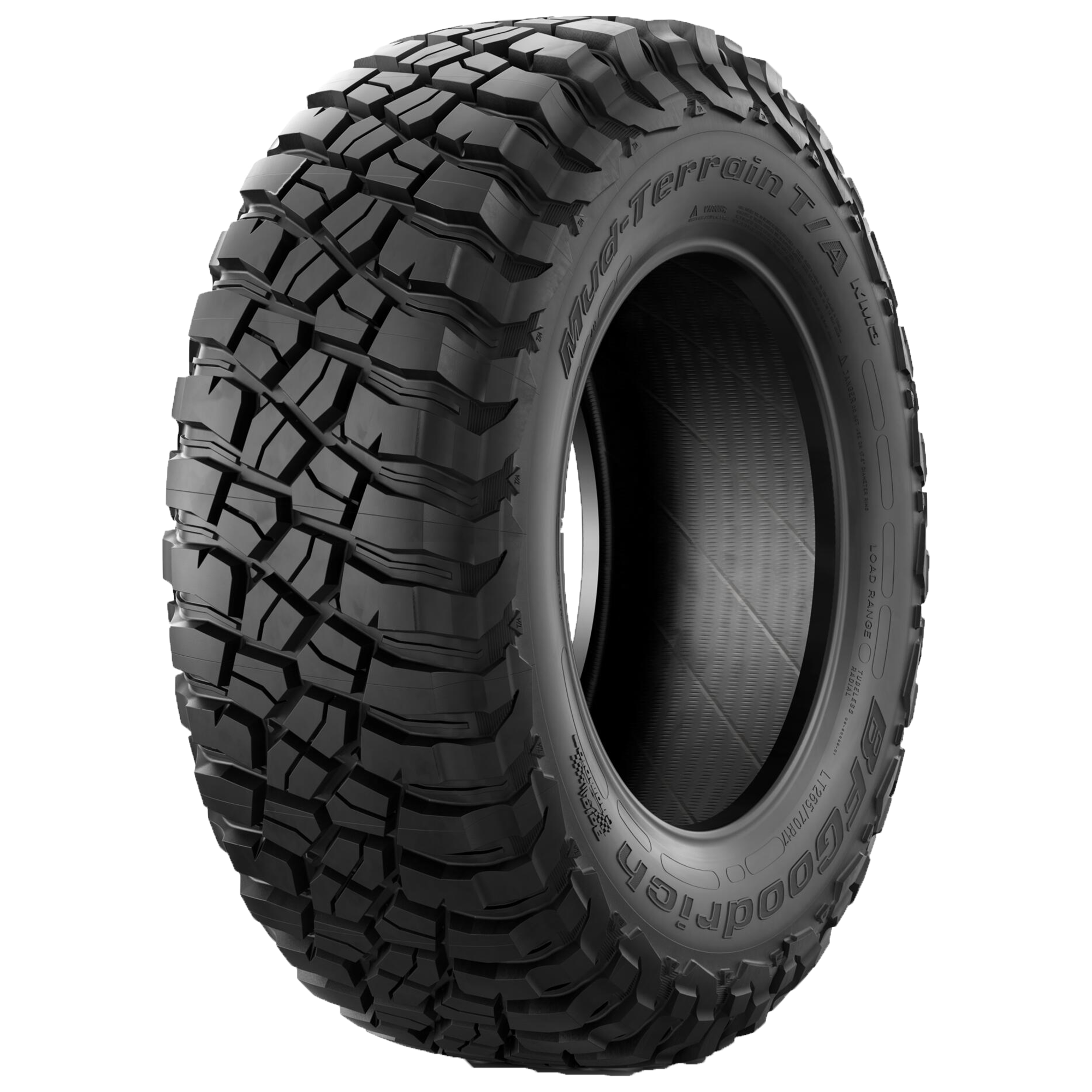 265 70 R017 121Q BFGOODRICH MUD TERRAIN T/A KM3 P.O.R LRE 10PR